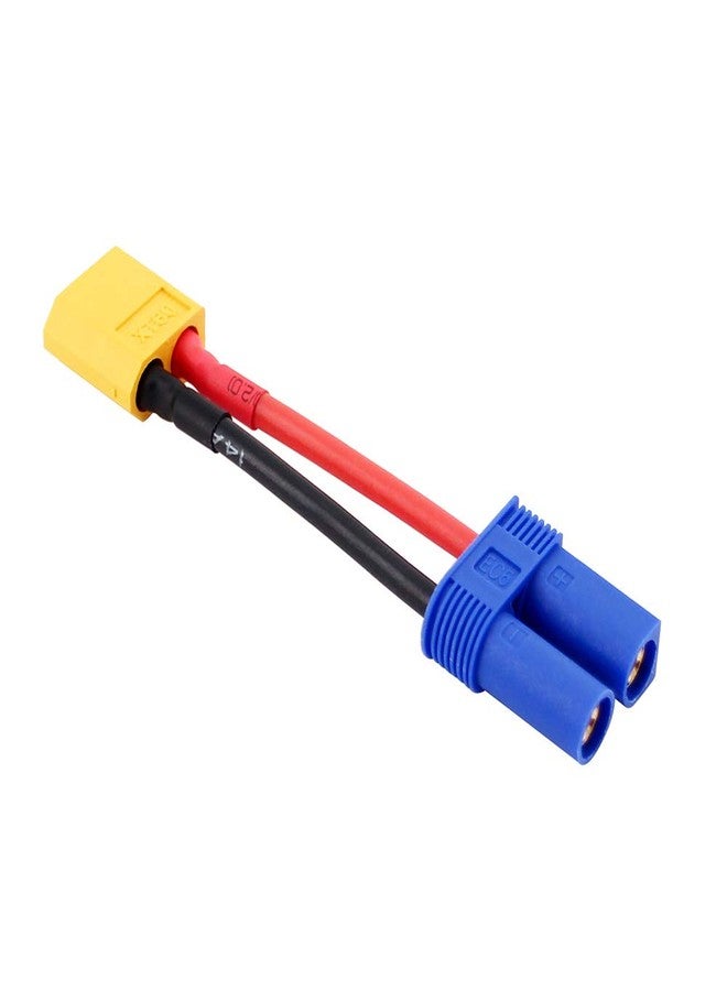 OliRC 3pcs Male XT60 to Female EC5 Losi Connector Adapter for Turnigy 8ight SCT LiPo with 14awg 5cm Cable(C75-3) - Image 4